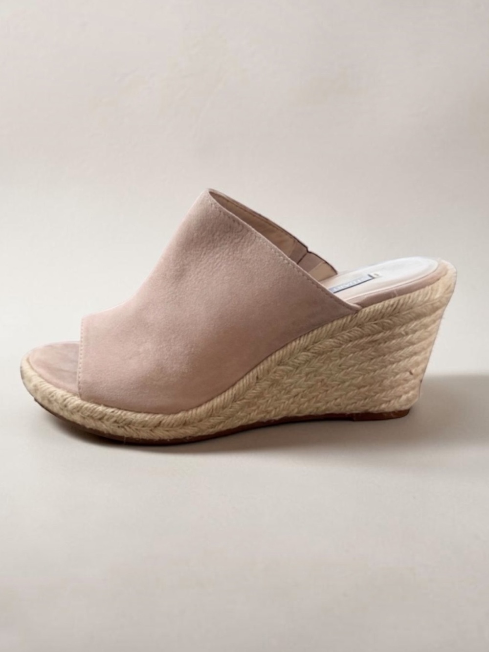 STUART WEITZMAN Pink Platform Mule Marabella Wedge Slip On Shoes Size 8.5